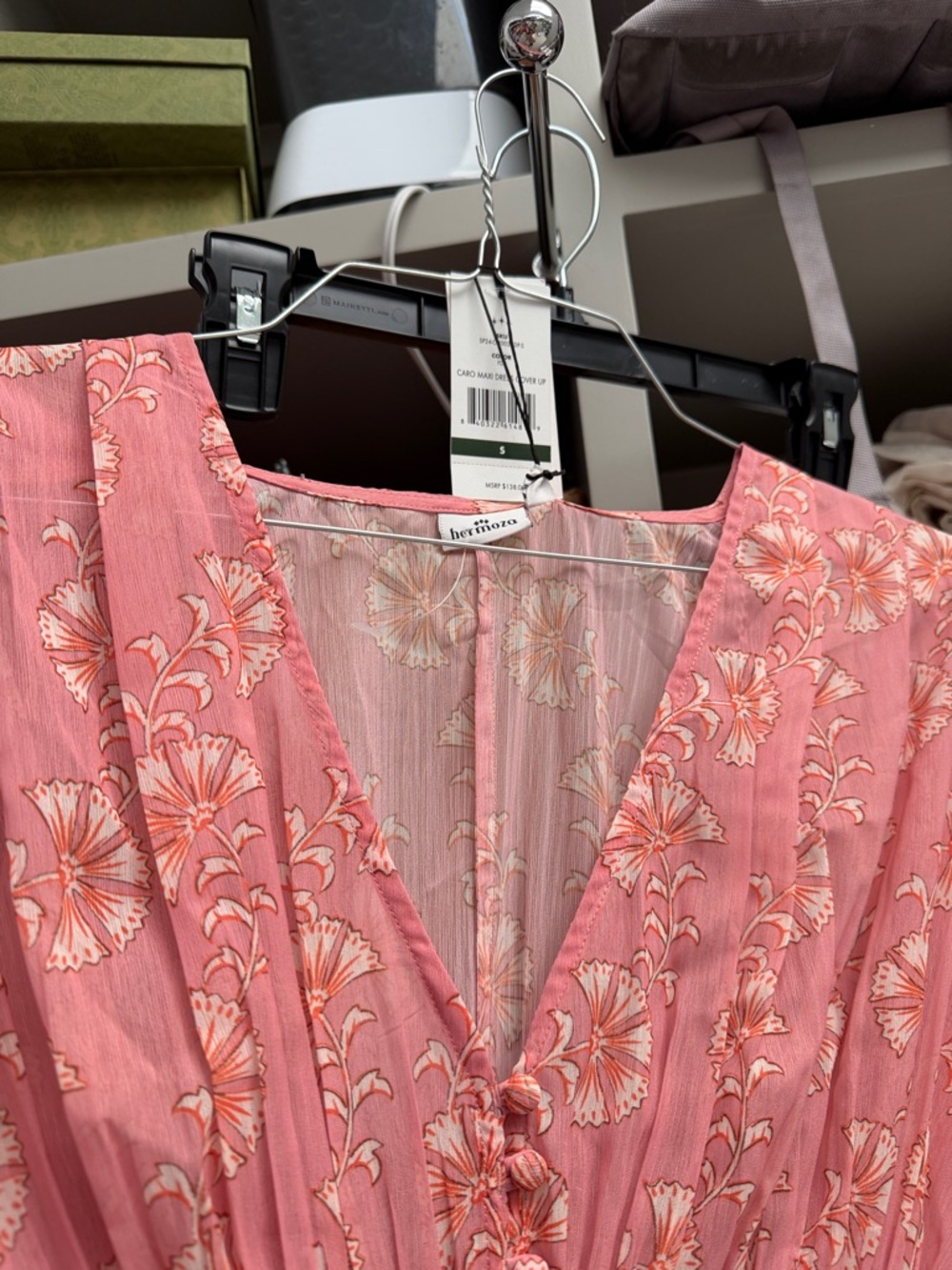 Hermoza Pink Floral Maxi Dress - Picture 2 of 5